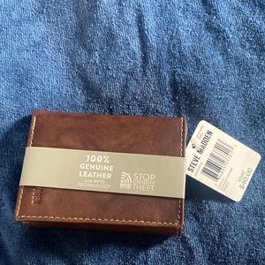 Steve Madden Brown Trifold wallet